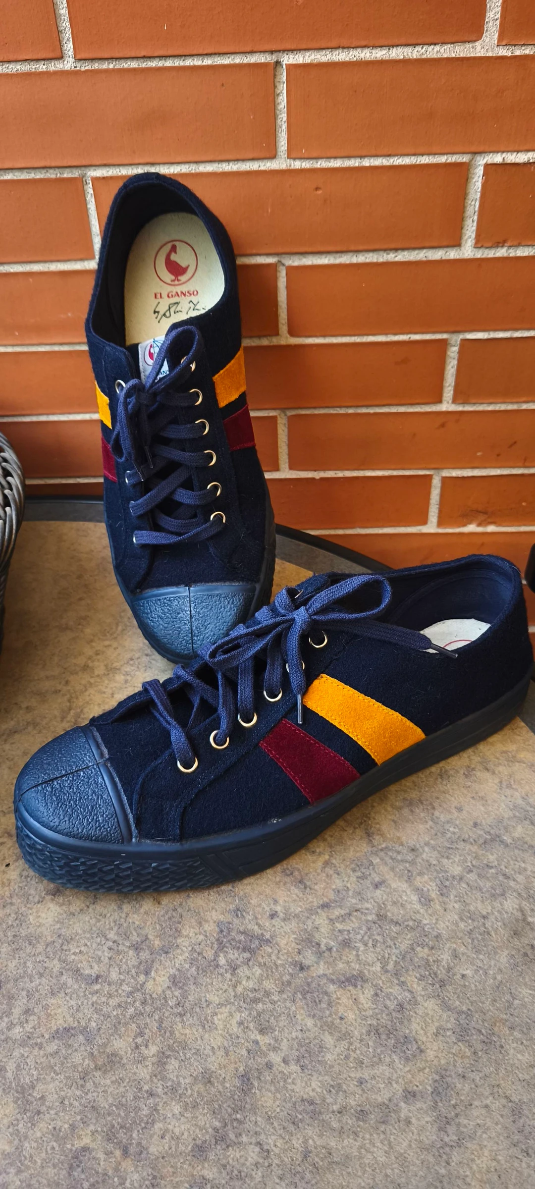 Zapatillas El Ganso x TST Seishi Tanaka Azul Marino talla 43
